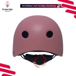 Kinderfietshelm Pro Sport Lights - Skate Fietshelm Voor Kinderen - Matt Roze Pink - Kinderhelm 50 - 56 Cm -Winkel Voor Fietsbenodigdheden 1200x1200 451