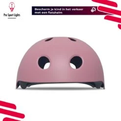 Kinderfietshelm Pro Sport Lights - Skate Fietshelm Voor Kinderen - Matt Roze Pink - Kinderhelm 50 - 56 Cm -Winkel Voor Fietsbenodigdheden 1200x1200 453