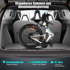 Myatu E-Bike 26-inch E-bike Voor Vrouwen En Mannen, Mountainbike Elektrische Fiets Met 36V 10.4AH Accu En Shimano 21 Versnellingen, 21 Versnellingen, Derailleur, 250 W-Zwart En Blauw -Winkel Voor Fietsbenodigdheden 1200x1200 47