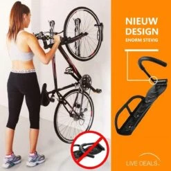 Merkloos Fiets Ophangsysteem 2x | Fietshaak | Muurbeugel | Ophangbeugel | Fietsbeugel | Fietsenrek -Winkel Voor Fietsbenodigdheden 1200x1200 483
