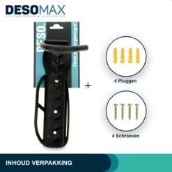 Fiets Ophangsysteem Ophangbeugel En Muurbeugel DesoMax® Muurhaak - Muurbevestiging Voor Met De Wiel Aan De Muur - Wandhouder - Fietshaak -Winkel Voor Fietsbenodigdheden 1200x1200 490