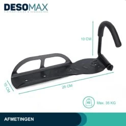 Fiets Ophangsysteem Ophangbeugel En Muurbeugel DesoMax® Muurhaak - Muurbevestiging Voor Met De Wiel Aan De Muur - Wandhouder - Fietshaak -Winkel Voor Fietsbenodigdheden 1200x1200 491