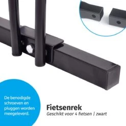 IVOL Fietsenrek 4 Fietsen 100 Cm PRO - Fietsenstandaard - Fiets Standaard - Zwart -Winkel Voor Fietsbenodigdheden 1200x1200 508