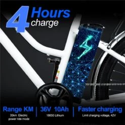 Elektrische Fiets E-Fietsen | E-bike- 26 Inch - Volwassen 250w Elektrische Fiets Volwassen-BK1-Wit -Winkel Voor Fietsbenodigdheden 1200x1200 52