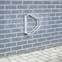 Fietsenrek Voor 1 Fiets - Inclusief Muurbevestiging - Gegalvaniseerd Staal - Fietsstandaard Wandmontage -Winkel Voor Fietsbenodigdheden 1200x1200 530