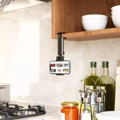 Airplane Buddy® Telefoonhouder - Vliegtuig - Bureau - Tafel - Trein - Auto - Koken - Multifunctioneel - Universeel - 360 Graden Draaibaar - Zwart -Winkel Voor Fietsbenodigdheden 1200x1200 632