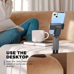 Airplane Buddy® Telefoonhouder - Vliegtuig - Bureau - Tafel - Trein - Auto - Koken - Multifunctioneel - Universeel - 360 Graden Draaibaar - Zwart -Winkel Voor Fietsbenodigdheden 1200x1200 635