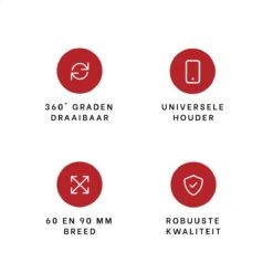 DistinQ Telefoonhouder Voor Fiets En Motor - 360 Graden Draaibaar – Zwart -Winkel Voor Fietsbenodigdheden 1200x1200 638