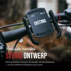DistinQ Telefoonhouder Voor Fiets En Motor - 360 Graden Draaibaar – Zwart -Winkel Voor Fietsbenodigdheden 1200x1200 641