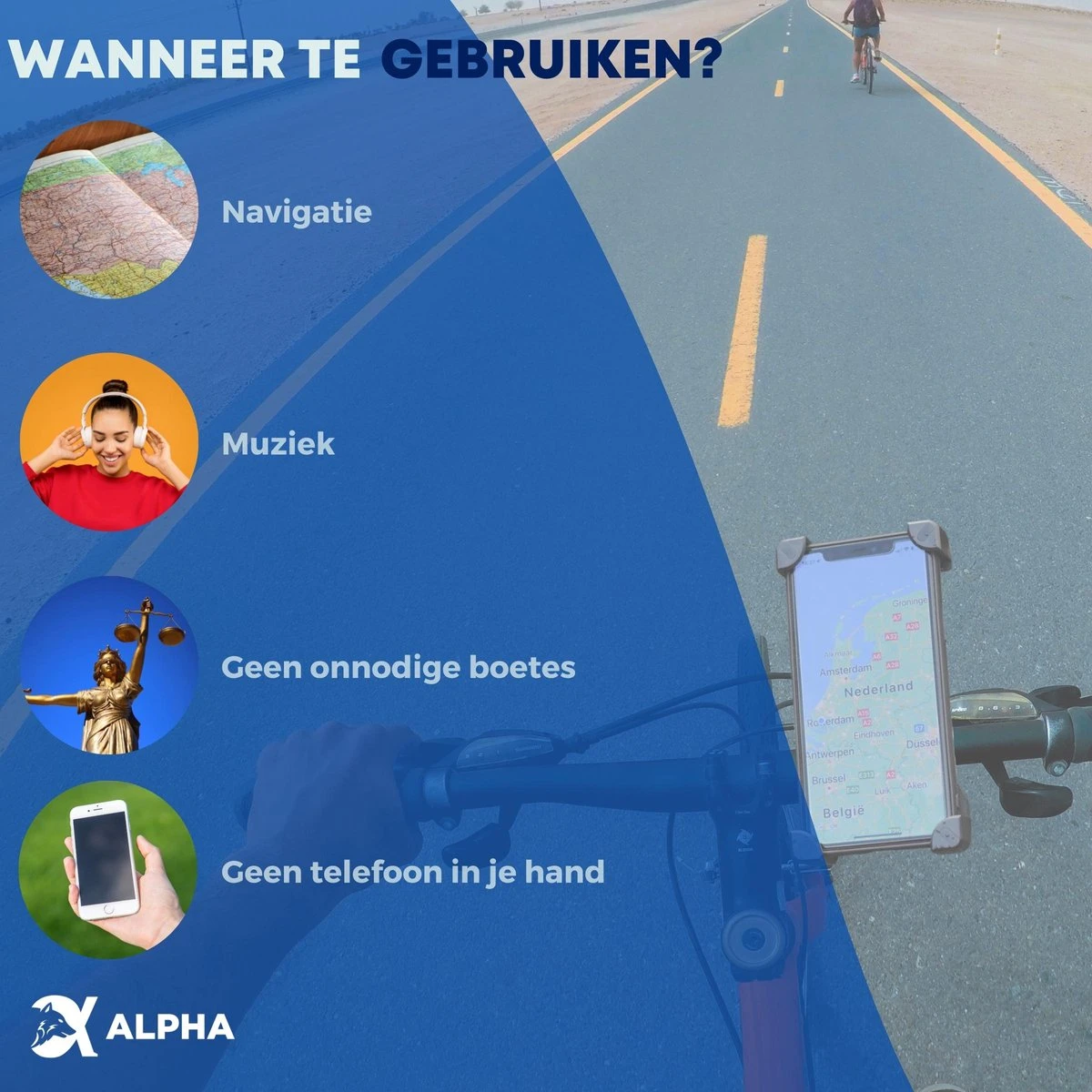 Alpha Telefoonhouder Fiets - Snel Gemonteerd - Verselbaar & Roteerbaar 12 Alpha Telefoonhouder Fiets - Snel Gemonteerd - Verselbaar & Roteerbaar - Afbeelding 11