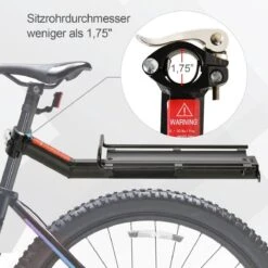 Merkloos Universele Fiets Bagagedrager - Voor Achterop Zadelpen Mountainbike/MTB/Racefiets - Achter Bagage Drager Rek - Met Quick Release Fietsframe Bevestiging - Bagagerek - Lichtgewicht Aluminium - Zwart 13 Merkloos Universele Fiets Bagagedrager - Voor Achterop Zadelpen Mountainbike/MTB/Racefiets - Achter Bagage Drager Rek - Met Quick Release Fietsframe Bevestiging - Bagagerek - Lichtgewicht Aluminium - Zwart -Winkel Voor Fietsbenodigdheden 1200x1200 746