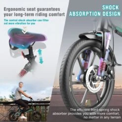 Merkloos Hitway 14F005 Elektrische Fiets E-bike | Opvouwbaar | 250W Motor | 7.5Ah | 16" | Zwart / Groen 21 Merkloos Hitway 14F005 Elektrische Fiets E-bike | Opvouwbaar | 250W Motor | 7.5Ah | 16" | Zwart / Groen -Winkel Voor Fietsbenodigdheden 1200x1200 78