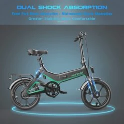 Merkloos Hitway 14F005 Elektrische Fiets E-bike | Opvouwbaar | 250W Motor | 7.5Ah | 16" | Zwart / Groen 22 Merkloos Hitway 14F005 Elektrische Fiets E-bike | Opvouwbaar | 250W Motor | 7.5Ah | 16" | Zwart / Groen -Winkel Voor Fietsbenodigdheden 1200x1200 79