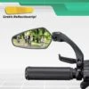 Merkloos Fietsspiegel + Reflectiestrip - Links - E-bike - Verstelbaar 360 Graden - Zwart -Winkel Voor Fietsbenodigdheden 1200x1200 806
