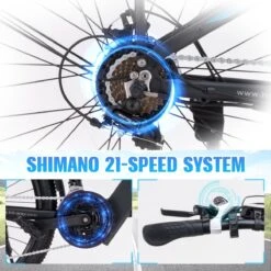 Hitway Elektrische Fiets Off-Road | Electric Mountain Bike | E-bike | 250W Motor | 26 Inch | Zwart -Winkel Voor Fietsbenodigdheden 1200x1200 83