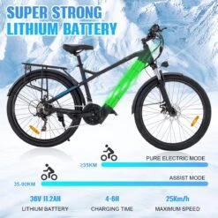 Hitway Elektrische Fiets Off-Road | Electric Mountain Bike | E-bike | 250W Motor | 26 Inch | Zwart -Winkel Voor Fietsbenodigdheden 1200x1200 86