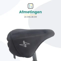 Voltano Luxe Gel Zadelhoes Fiets – Zwart – Met Uitsparing – Brede Fietszadels - 100% Waterdicht - Universele Zadeldek -Winkel Voor Fietsbenodigdheden 1200x1200 890