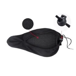 Merkloos 3D Fiets Zadelhoes - Cover - Overtrek - Uniseks - One Size - Volwassenen - Beschermkussen - Zwart -Winkel Voor Fietsbenodigdheden 1200x1200 899