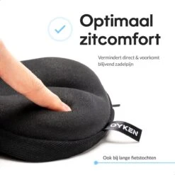 Dyken Zadelhoes Fiets Gel - Zadeldek - Universele Fietszadelhoes - Brede Zadels - Zwart -Winkel Voor Fietsbenodigdheden 1200x1200 905