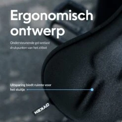 Dyken Zadelhoes Fiets Gel - Zadeldek - Universele Fietszadelhoes - Brede Zadels - Zwart -Winkel Voor Fietsbenodigdheden 1200x1200 909