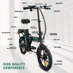 HITWAY Elektrische Fiets Met 36V 7.5Ah Verwijderbare Batterij, Bereik Tot 75 Km Lange Afstand Elektrische Fiets 16 Inch, 250W Achtermotor E-Citybike Holland Bike 13 HITWAY Elektrische Fiets Met 36V 7.5Ah Verwijderbare Batterij, Bereik Tot 75 Km Lange Afstand Elektrische Fiets 16 Inch, 250W Achtermotor E-Citybike Holland Bike -Winkel Voor Fietsbenodigdheden 1200x1200 91