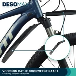 DesoMax Spatbord Mountainbike Racefiets Set Achterspatbord & Voorspatbord MTB Ass Saver Spatborden Mtb Fiets - Spatbordset -Winkel Voor Fietsbenodigdheden 1200x1200 959
