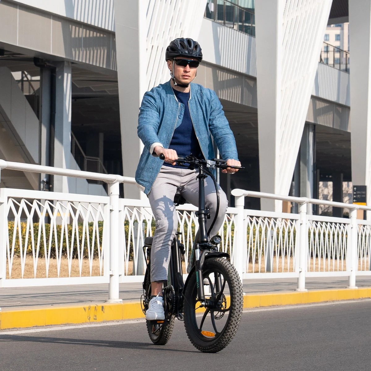 HITWAY E-Bike Elektrische Fiets 20 Inch Fat Tire E-Bicycle Vouwfiets, 250 W, 11,2 Ah Accu, Max. Bereik Tot 35-90 Km, Offroad-mountainbike Met Shimano 7-versnellingen, City EBike Met Slot,Groen Zwart 6 HITWAY E-Bike Elektrische Fiets 20 Inch Fat Tire E-Bicycle Vouwfiets, 250 W, 11,2 Ah Accu, Max. Bereik Tot 35-90 Km, Offroad-mountainbike Met Shimano 7-versnellingen, City EBike Met Slot,Groen Zwart - Afbeelding 4