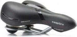Selle Royal Respiro Soft Relaxed - Fietszadel - Unisex - Zwart -Winkel Voor Fietsbenodigdheden 1200x585