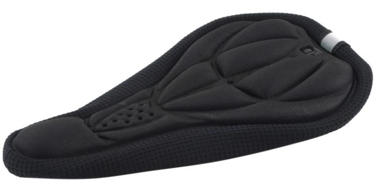 Merkloos Fietszadel Overtrek - Zwart 4 Merkloos Fietszadel Overtrek - Zwart - Afbeelding 2