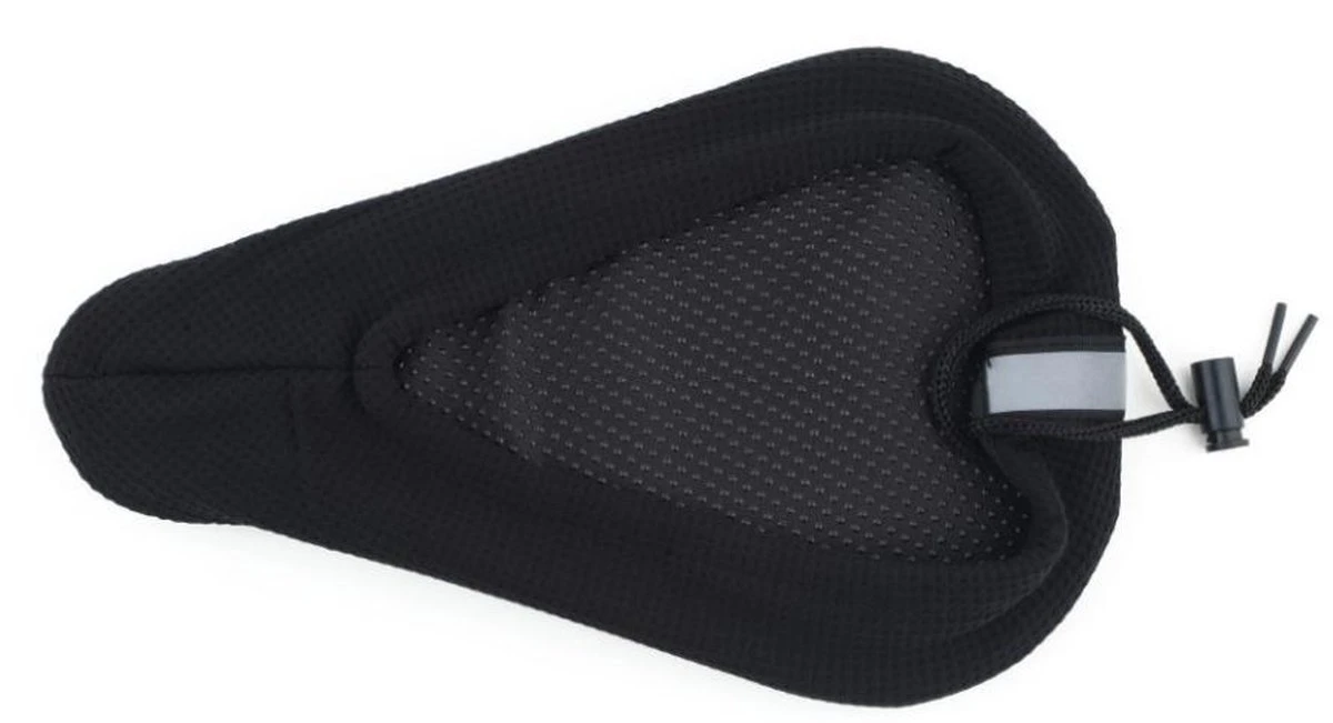 Merkloos Fietszadel Overtrek - Zwart 3 Merkloos Fietszadel Overtrek - Zwart