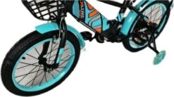 Kinderfiets - 16 Inch Kinderfiets -vanaf 4-7 Jaar Jongens En Meisjes Fietsen - Terugtrap -Rem -Stabilisatoren（2 Zijwieltjes）- Mandje - Achterbank - Groen -Winkel Voor Fietsbenodigdheden 1200x672