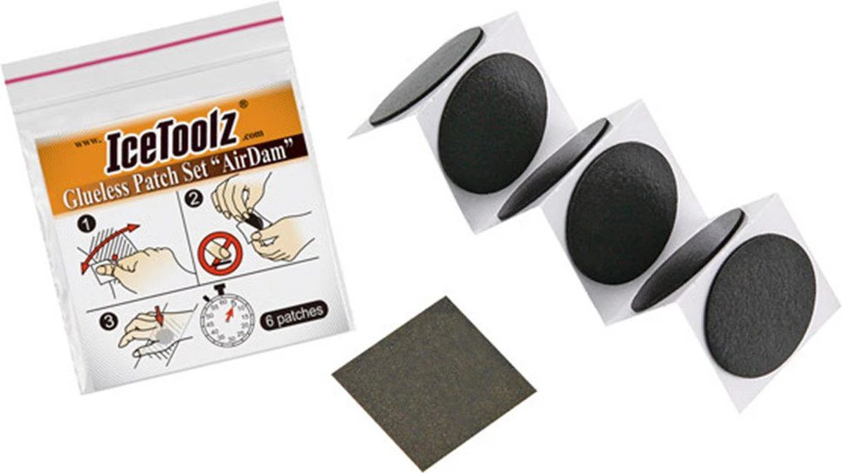 Icetoolz Zelfklevende Bandenplakkers Airdam Set Van 6 Stuks 3 Icetoolz Zelfklevende Bandenplakkers Airdam Set Van 6 Stuks