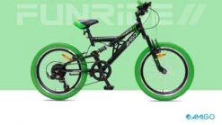 Amigo Fun Ride - Mountainbike 20 Inch - Voor Jongens En Meisjes - Met 7 Versnellingen - Zwart/Groen -Winkel Voor Fietsbenodigdheden 1200x674 8