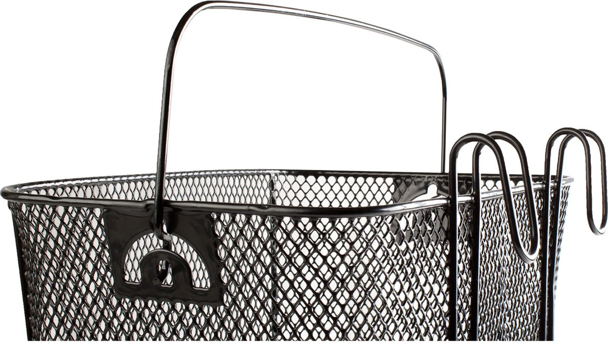 M-wave Fietsmand - Ba-F Hang - Staal - Zwart 5 M-wave Fietsmand - Ba-F Hang - Staal - Zwart - Afbeelding 3