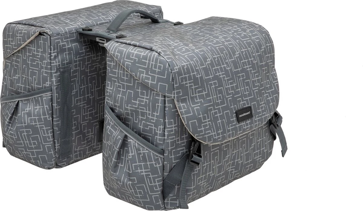 New Looxs Ivy Mondi Joy Dubbele Fietstas MIK - 38 Liter - Zwart 7 New Looxs Ivy Mondi Joy Dubbele Fietstas MIK - 38 Liter - Zwart - Afbeelding 5