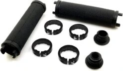 ESTARK® - Fietshandvatten - Lock-On - Handvatten - Universeel - Fiets – Mountainbike – Professioneel - Grips - Extra Grip – Fietshandvaten -Handvaten - Handig Te Monteren - Anti-slip – Fietsen – Stuur – Bikegrips – Lock-on Aanspanbaar - Zwart - LO-zw -Winkel Voor Fietsbenodigdheden 1200x699 3
