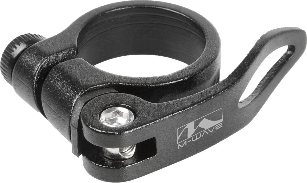 M-Wave Zadelpenklem Met Snelspanner - Ø 31.8 Mm - Zwart 3 M-Wave Zadelpenklem Met Snelspanner - Ø 31.8 Mm - Zwart