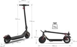 Sharp KS1AEU-B Elektrische Step - 8.5 Inch - 350W - 25km/h - Actieradius Max. 25km - Ingebouwd Display - Appbediening -Winkel Voor Fietsbenodigdheden 1200x735 5