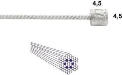Schakel Binnenkabel Elvedes Voor Shimano 2250mm RVS ø1,1mm Shimano N-nippel (op Kaart) -Winkel Voor Fietsbenodigdheden 1200x738 4