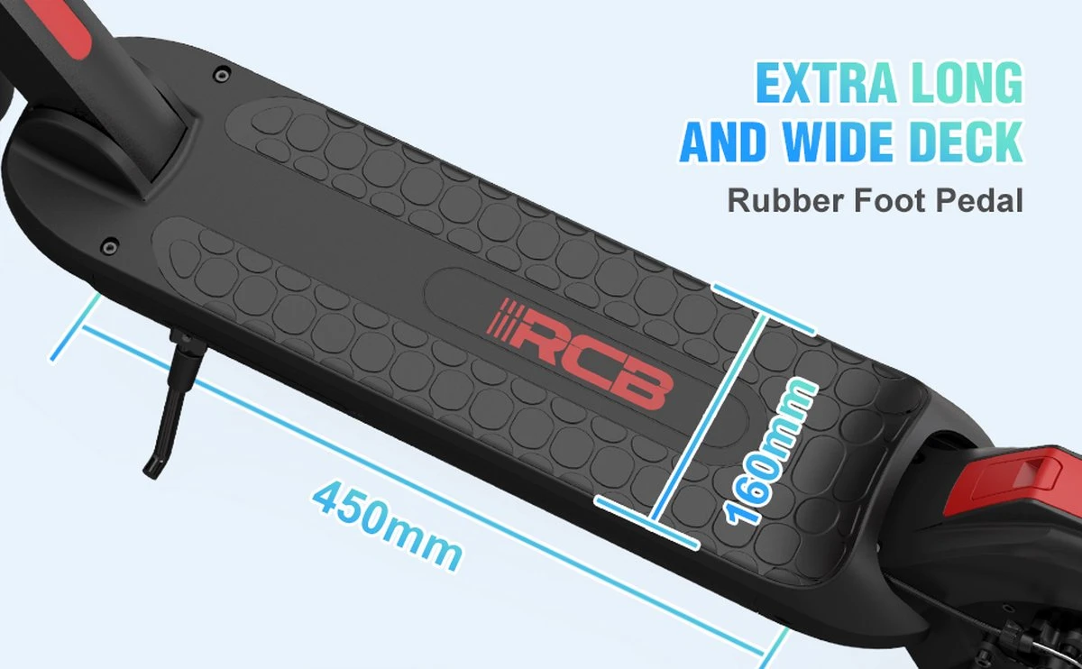 Elektrische Step RCB R10X – Electric Scooter – Opvouwbare E-step – 10 Inch - 11,4Ah – Max 25 Km/u – Max 130 Kg – Met App & Nederlandse Handleiding 19 Elektrische Step RCB R10X – Electric Scooter – Opvouwbare E-step – 10 Inch - 11,4Ah – Max 25 Km/u – Max 130 Kg – Met App & Nederlandse Handleiding - Afbeelding 17