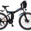 Myatu E-Bike 26-inch E-bike Voor Vrouwen En Mannen, Mountainbike Elektrische Fiets Met 36V 10.4AH Accu En Shimano 21 Versnellingen, 21 Versnellingen, Derailleur, 250 W-Zwart En Blauw -Winkel Voor Fietsbenodigdheden 1200x750 2