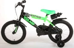 Volare Sportivo Kinderfiets - Jongens - 16 Inch - Neon Groen Zwart - 95% Afgemonteerd -Winkel Voor Fietsbenodigdheden 1200x788