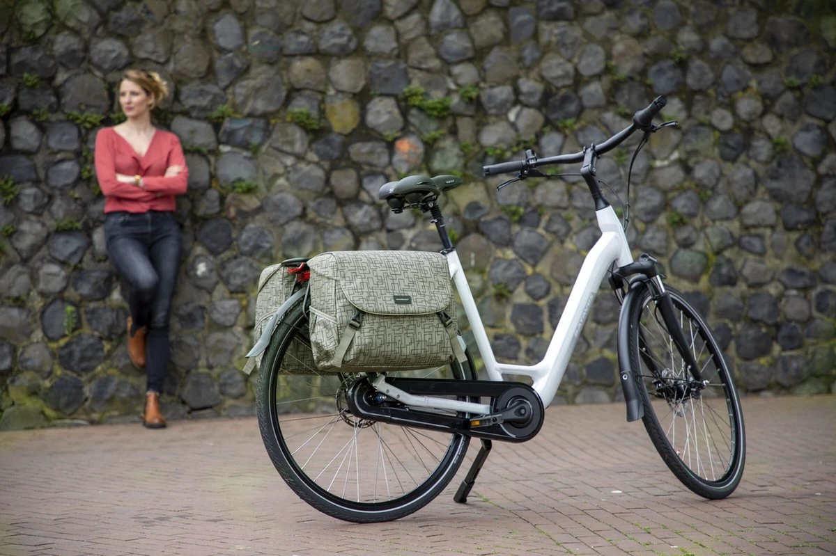 New Looxs Ivy Mondi Joy Dubbele Fietstas MIK - 38 Liter - Zwart 5 New Looxs Ivy Mondi Joy Dubbele Fietstas MIK - 38 Liter - Zwart - Afbeelding 3