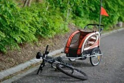 Fietskar Voor Kinderen - Met Buggyfunctie - En Schokbrekers - Rood -Winkel Voor Fietsbenodigdheden 1200x800 163