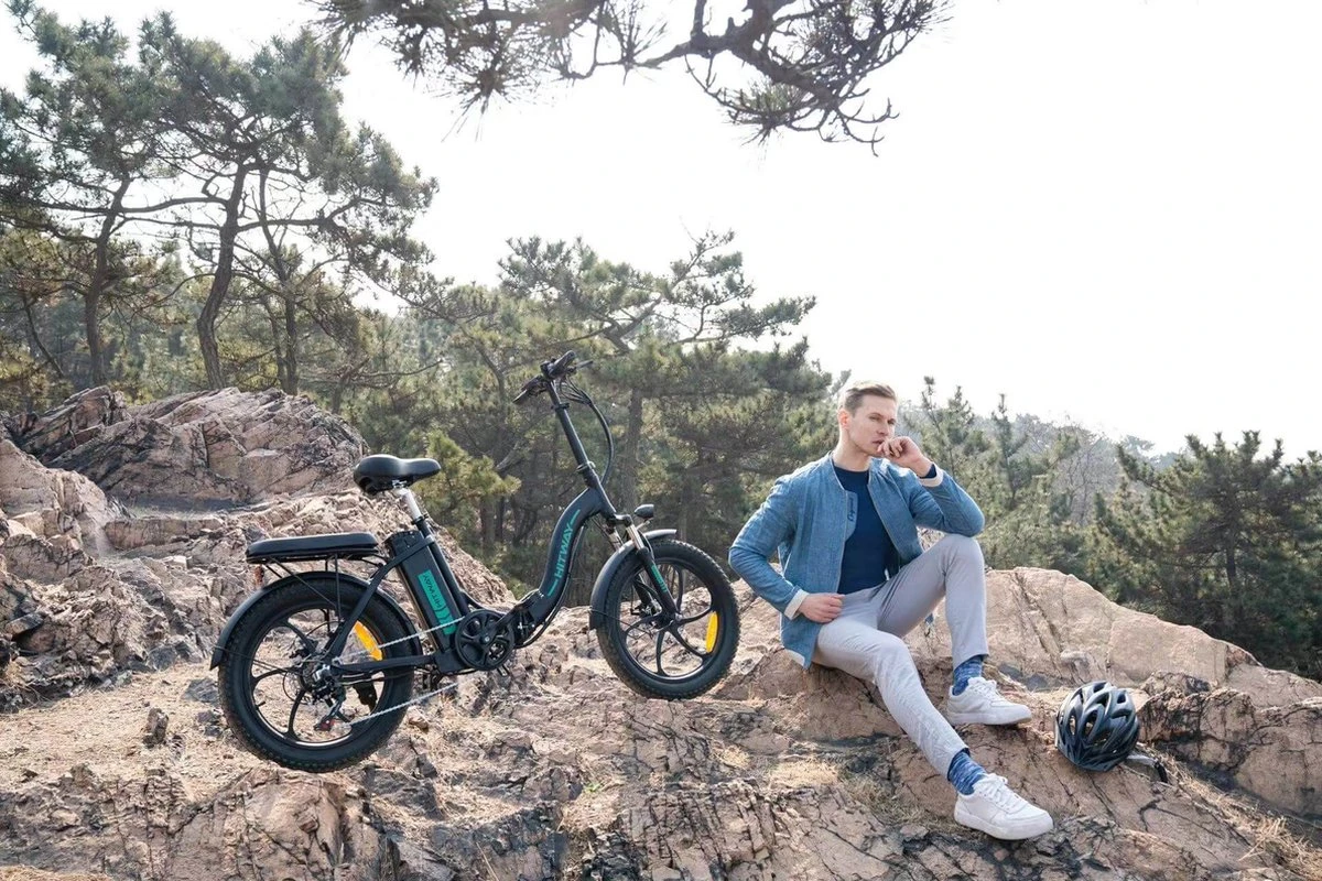 HITWAY E-bike Elektrische Fiets 20" Vouwfiets Met Dikke Banden, 250W/36V/11,2Ah Accu, 35-90 Km, Offroad-mountainbike Met Shimano 7 Versnellingen, CityBike Voor Heren En Dames 3 HITWAY E-bike Elektrische Fiets 20" Vouwfiets Met Dikke Banden, 250W/36V/11,2Ah Accu, 35-90 Km, Offroad-mountainbike Met Shimano 7 Versnellingen, CityBike Voor Heren En Dames