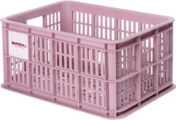 Basil Fietskrat S - Klein - 17.5 Liter - Roze -Winkel Voor Fietsbenodigdheden 1200x819 2
