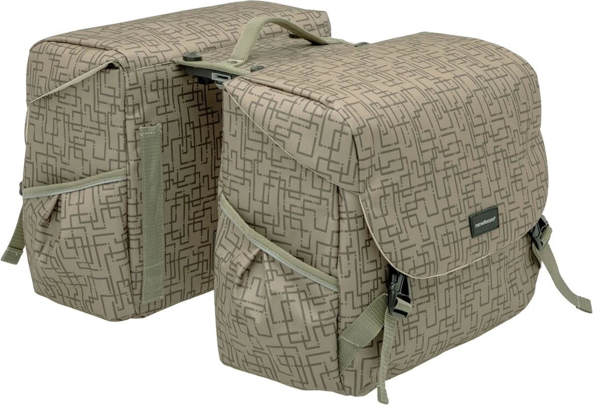 New Looxs Ivy Mondi Joy Dubbele Fietstas MIK - 38 Liter - Zwart 12 New Looxs Ivy Mondi Joy Dubbele Fietstas MIK - 38 Liter - Zwart - Afbeelding 10