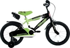 Volare Sportivo Kinderfiets - Jongens - 16 Inch - Neon Groen Zwart - 95% Afgemonteerd -Winkel Voor Fietsbenodigdheden 1200x824 1