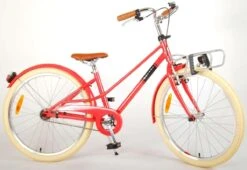 Volare Melody Kinderfiets - Meisjes - 24 Inch - Koraal Rood - Prime Collection -Winkel Voor Fietsbenodigdheden 1200x828