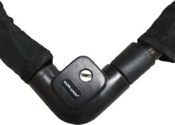 Maxx-Locks Bulls Kettingslot - Solid Pantserslot Uit Gehard Staal - Gebruik Slot Lock Motor Scooter Fiets Motorslot Scooterslot - Alternatief Voor Ketting Ringslot Cijferslot Kabelslot Beugelslot - Lengte 100CM Dikte 8MM - Zwart -Winkel Voor Fietsbenodigdheden 1200x860